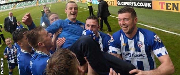 Coleraine's Irish Cup success has generated interest in manager Oran Kearney