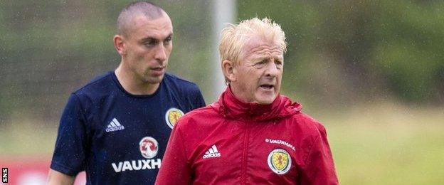 Scott Brown and Gordon Strachan