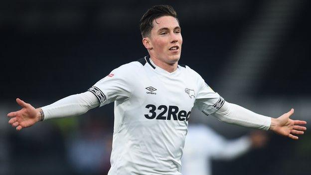 Harry Wilson celebrates