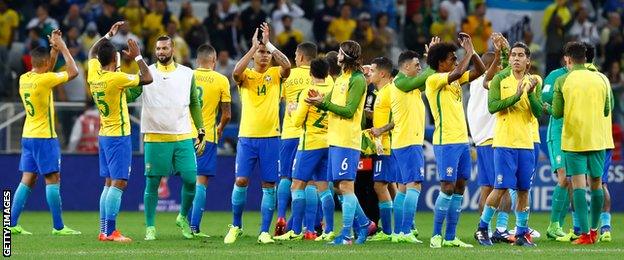 Brazil celebrate