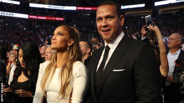 Jennifer Lopez and Alex Rodriguez