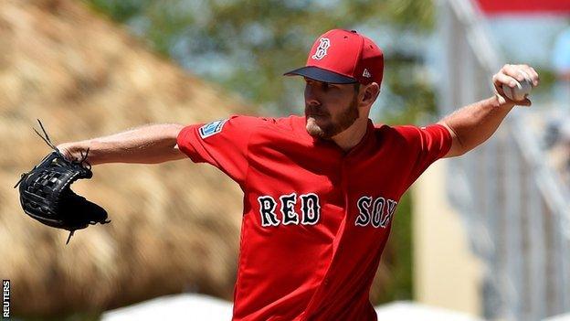 Boston Red Sox pitcher Chris Sale