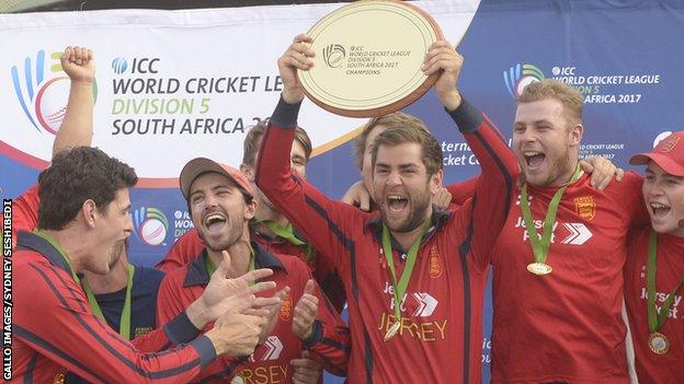 Jersey celebrate title