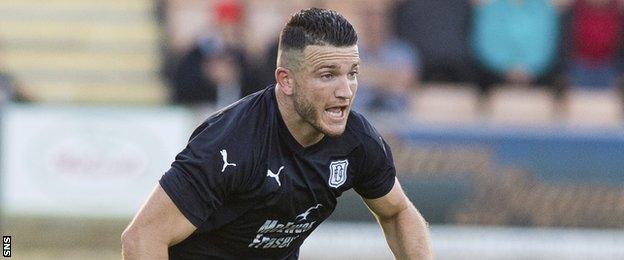 Randy Wolters in action for Dundee