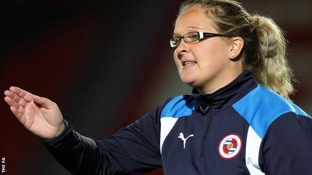 Reading women manager Kelly Chambers