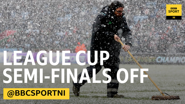 The NI League Cup semi-finals will now take place in January