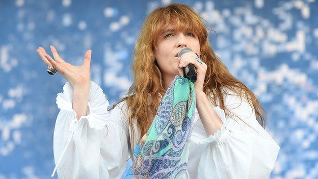 Florence Welch of Florence and the Machine