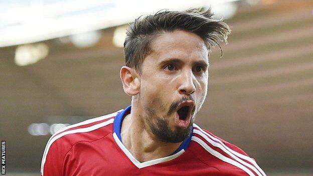 Middlesbrough forward Gaston Ramirez