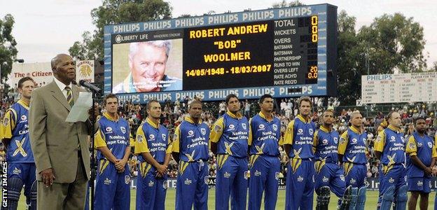 Remembrance services were held throughout the world for Bob Woolmer