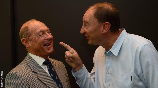 Geoffrey Boycott and Jonathan Agnew