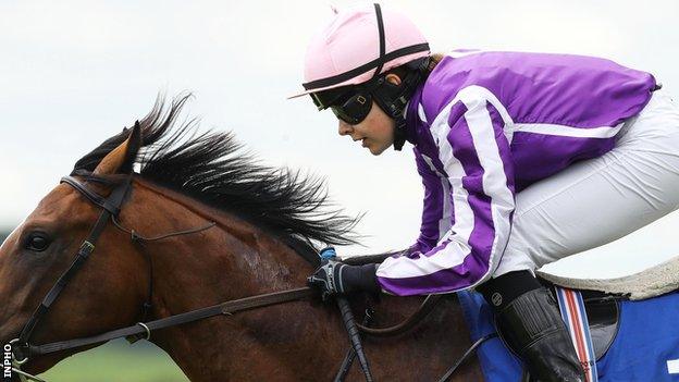 Ana O'Brien rode for her father Aidan in this year's English and Irish Derbys