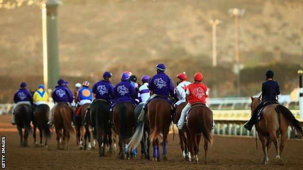 Racing at Del Mar