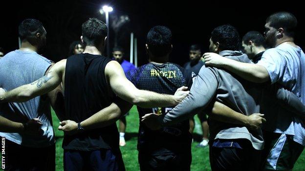 New Zealand community rugby players