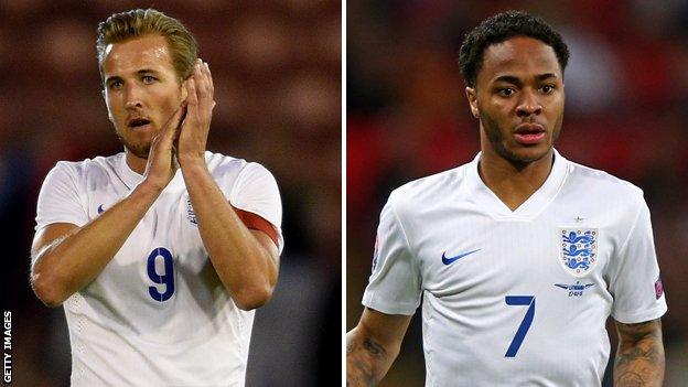 Harry Kane and Raheem Sterling