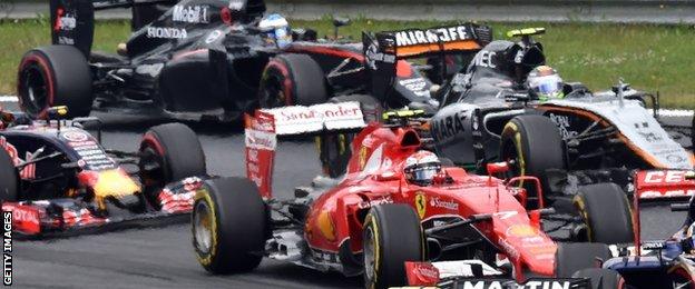 Raikkonen and Alonso