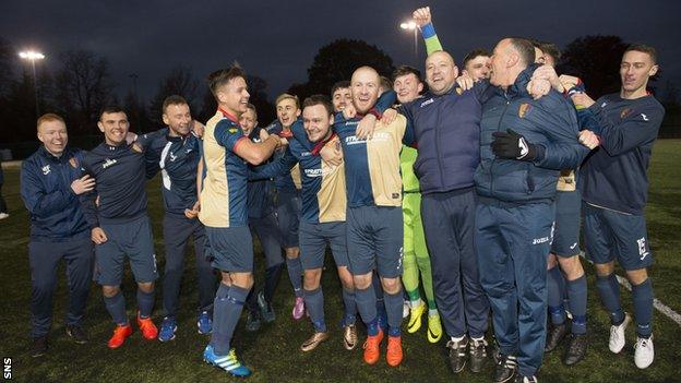 East Kilbride celebrate