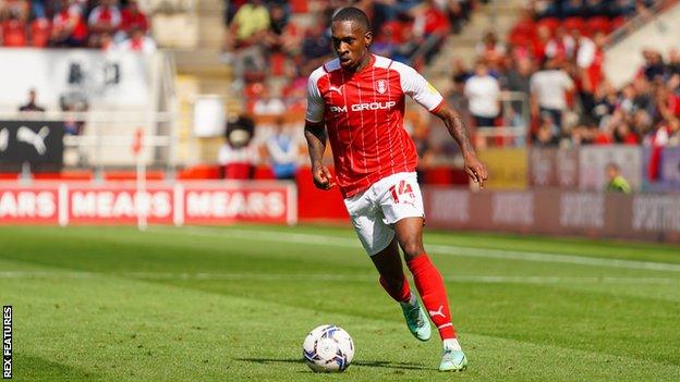 Mickel Miller playing for Rotherham