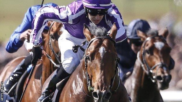 Saxon Warrior wins at Newmarket