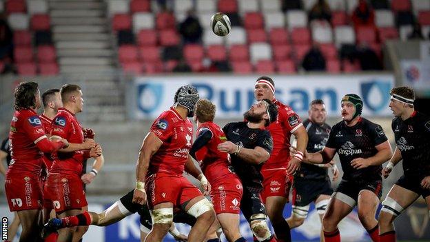 Ulster's game against the Scarlets has been called off