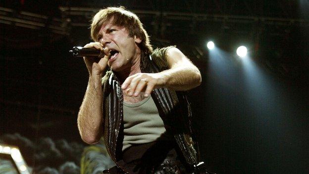 Bruce Dickinson of Iron Maiden