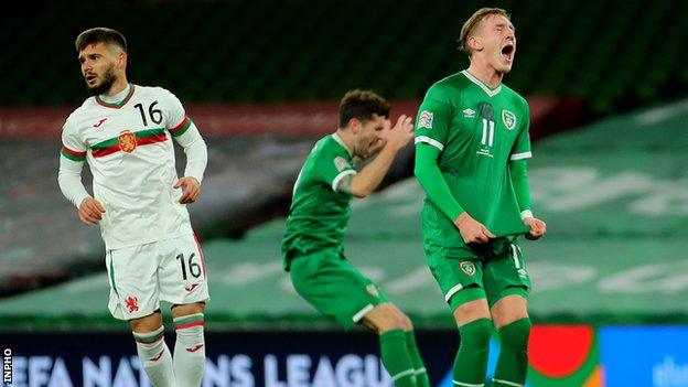 Republic of Ireland striker Ronan Curtis