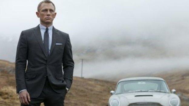 Daniel Craig as Bond in Skyfall