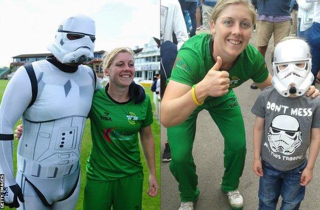 Heather Knight and some Stormtroopers