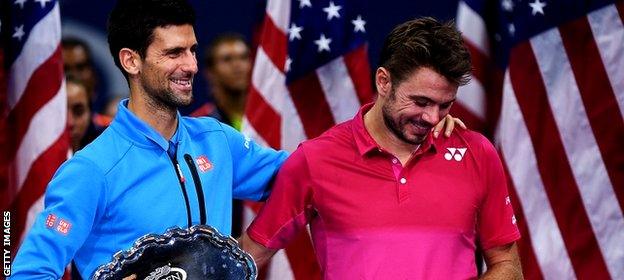 Novak Djokovic and Stan Wawrinka