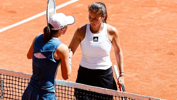Daria Kasatkina and Iga Swiatek