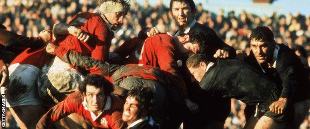 Lions v New Zealand in 1971