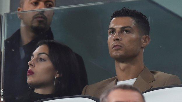 Cristiano Ronaldo watches Juventus beat Young Boys