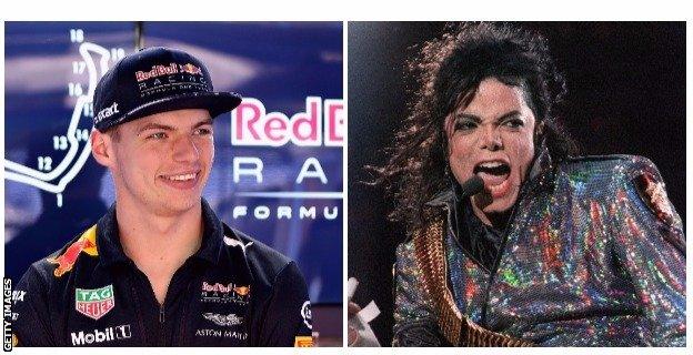 Max Verstappen and Michael Jackson