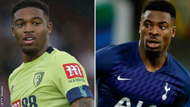 Jordon Ibe and Serge Aurier