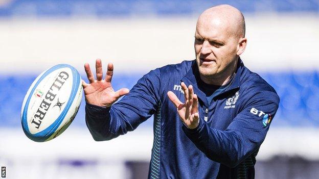 Scotland head coach Gregor Townsend