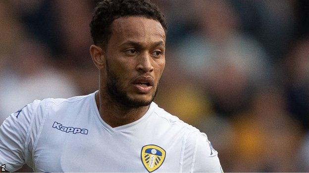 Lewis Baker in action for Leeds