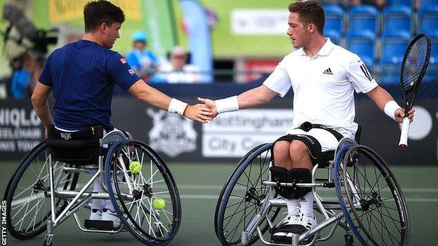 Alfie Hewett and Gordon Reid