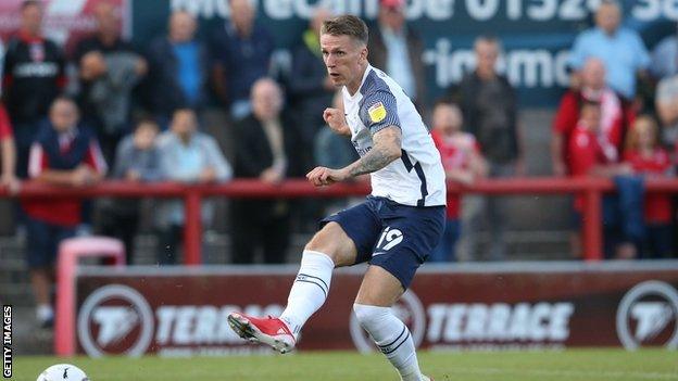 Riis Jakobsen scores for Preston