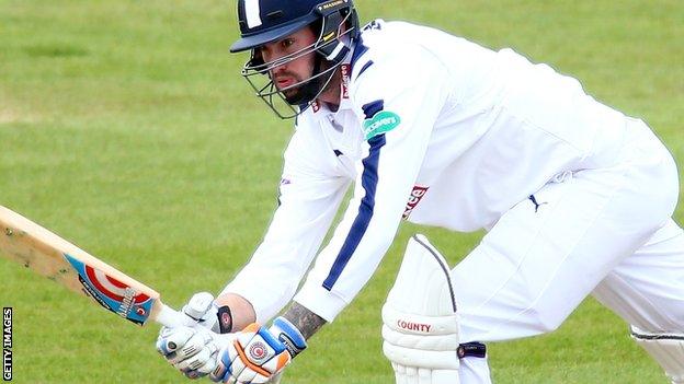 Hampshire bowler Reece Topley