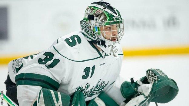 Taran Kozun was a league MVP in the Canadian University USports League where he starred for the University of Saskatchewan Huskies for three years