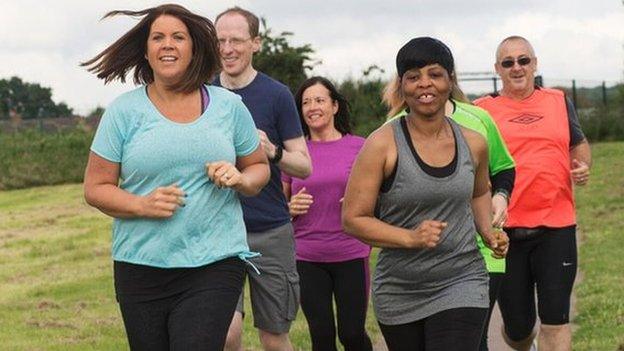 Group of RunTogether runners