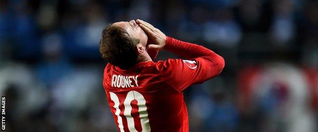 Rooney celebrating