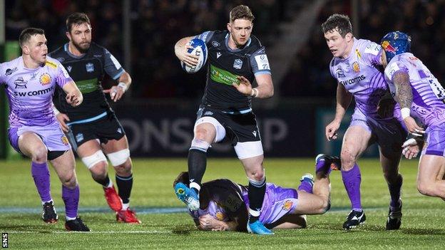 Glasgow's Champions Cup quarter-final hopes are in the balance after the 31-31 draw with Exeter