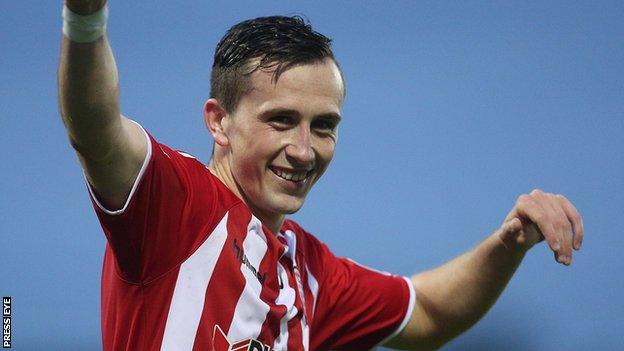 Aaron McEneff of Derry City