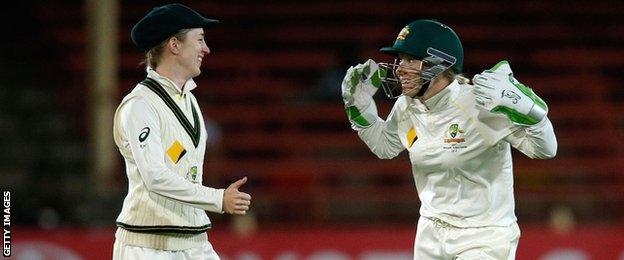 Rachael Haynes and Alyssa Healy