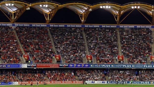 Carrara Stadium on the Gold Coast