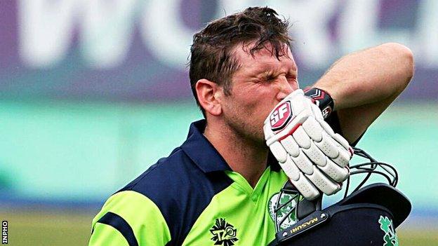 Gary Wilson scored 59 off 34 balls as Ireland put up a spirited effort to reach a target of 234