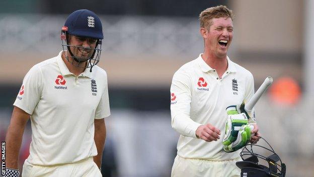 Alastair Cook and Keaton Jennings