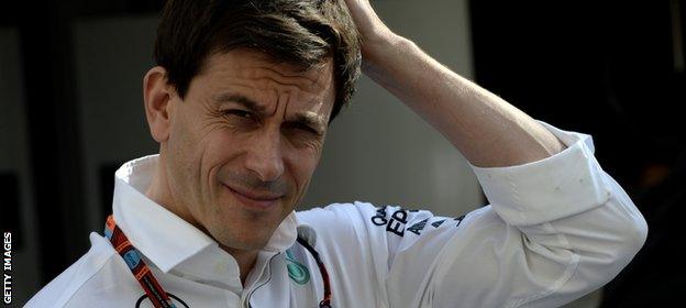 Mercedes team boss Toto Wolff