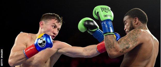 Gennady Golovkin and Dominic Wade