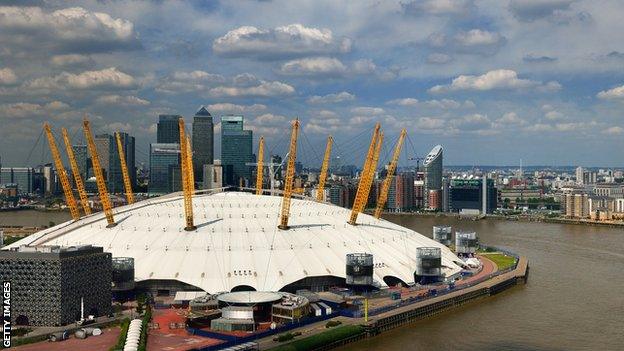 London's O2 Arena
